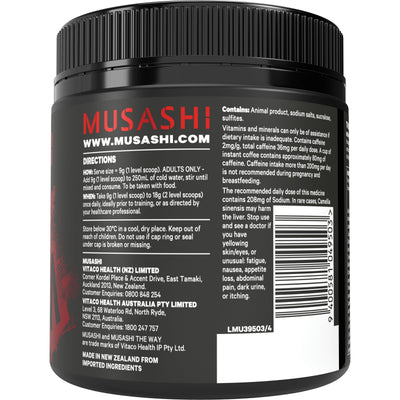 Musashi Shred Matrix 30 Serves