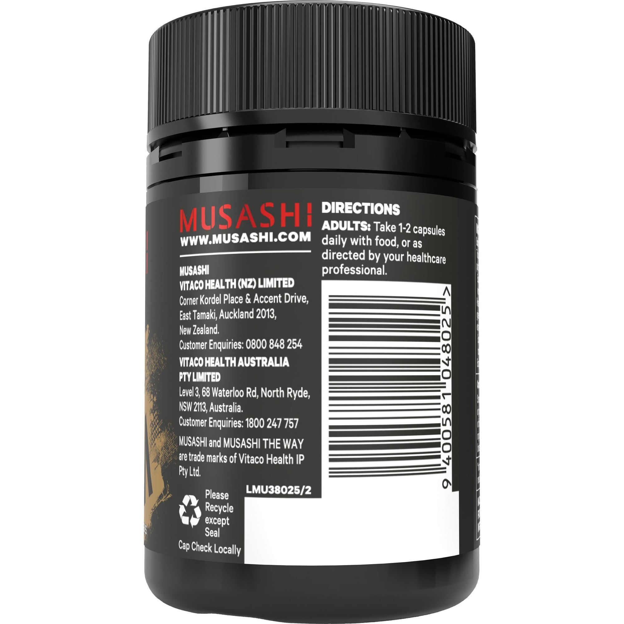 Musashi Tribulus+ 60 Caps