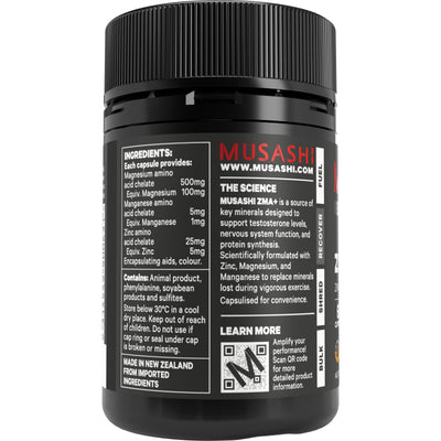 Musashi ZMA+ 60 Caps
