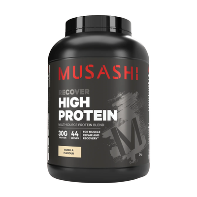 Musashi High Protein 2kg + FREE MUSASHI Creatine Chewables NZ