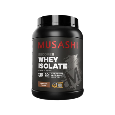 Musashi Whey Protein Isolate 900g Premium Rapid Recovery Powder