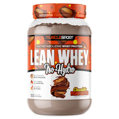 MuscleSport Lean Whey Iso Hydro 2lb CLEARANCE Short Dated end of 05/2026