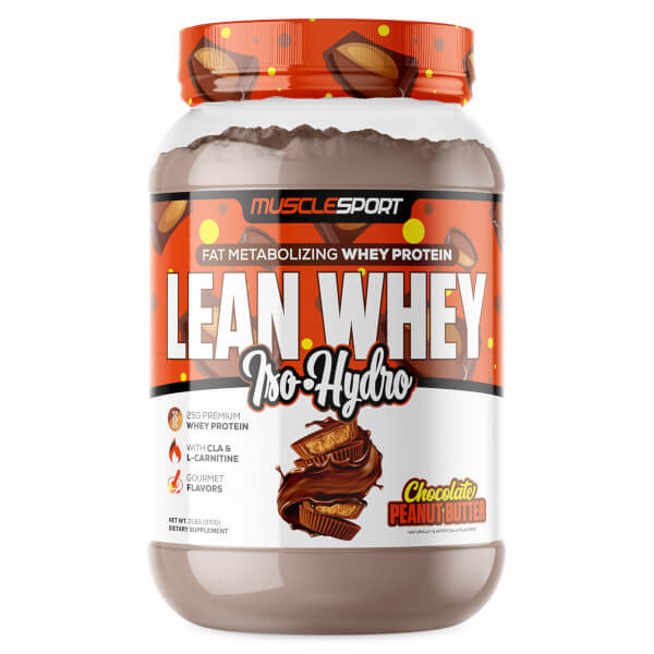 MuscleSport Lean Whey Iso Hydro 2lb CLEARANCE Short Dated end of 04/2026