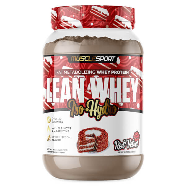MuscleSport Lean Whey Iso Hydro 2lb CLEARANCE Short Dated end of 04/2026