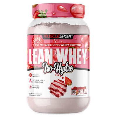 MuscleSport Lean Whey Iso Hydro 2lb CLEARANCE Short Dated end of 04/2026