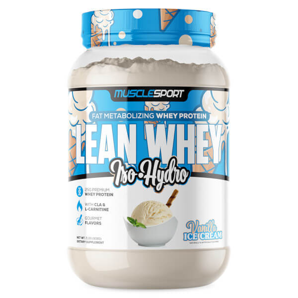 MuscleSport Lean Whey Iso Hydro 2lb CLEARANCE Short Dated end of 04/2026