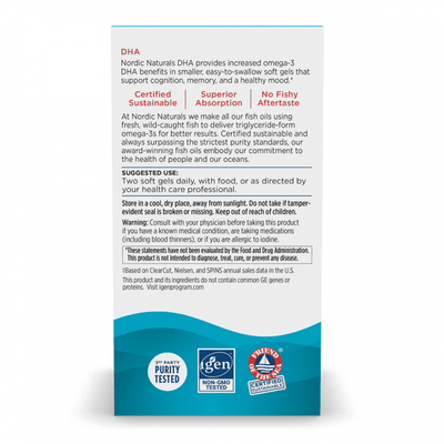 Nordic Naturals DHA 90 Softgels