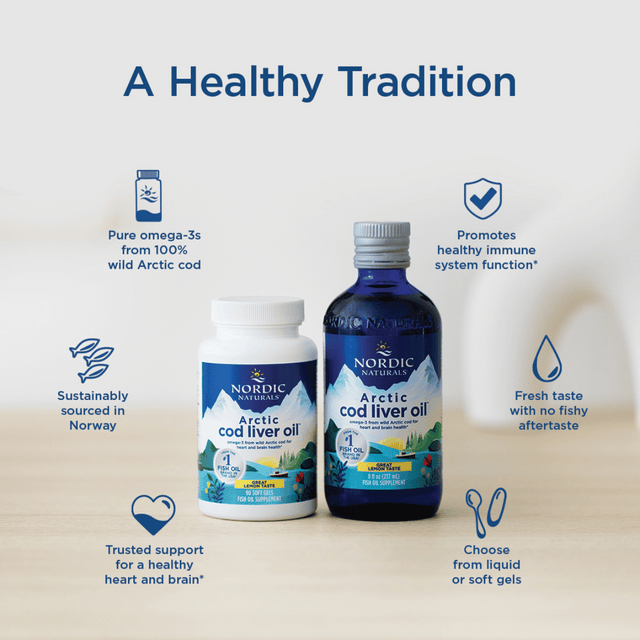 Nordic Naturals Arctic Cod Liver Oil 473ml