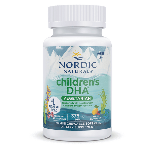 Nordic Naturals Children's DHA Vegetarian 120 Softgels