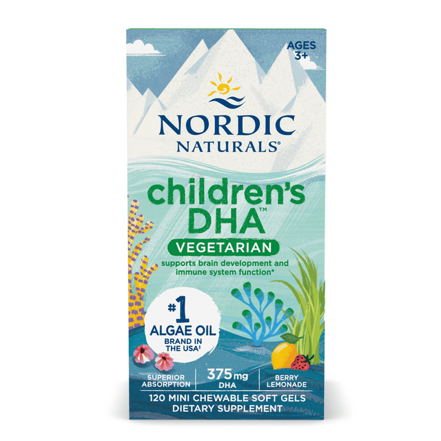 Nordic Naturals Children's DHA Vegetarian 120 Softgels