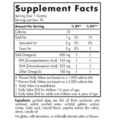 Nordic Naturals Children's DHA Gummies x30