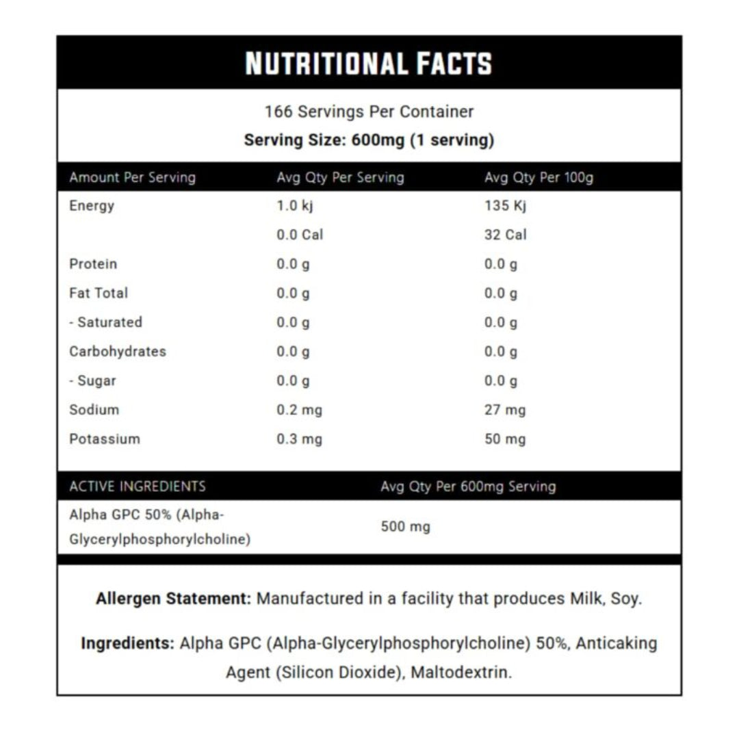 Nexus Alpha GPC 100g