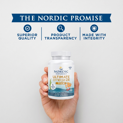 Nordic Naturals Ultimate Omega 2X Teen 60 Softgels