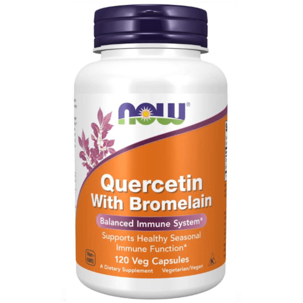 Now Foods Quercetin with Bromelain 120 Caps