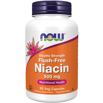 Now Foods Flush-Free Niacin 250 mg 90 Veg Capsules