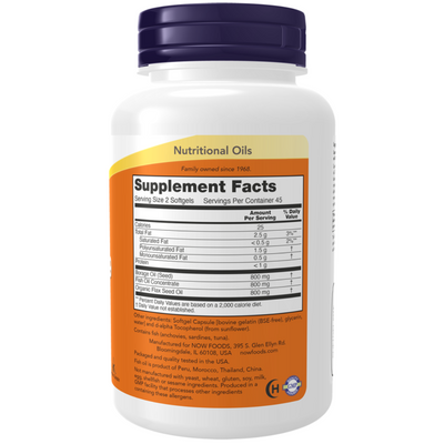 Now Foods Super Omega 3-6-9 Softgels