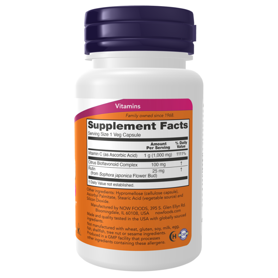 Now Foods Vitamin C-1000 100 Veg Capsules