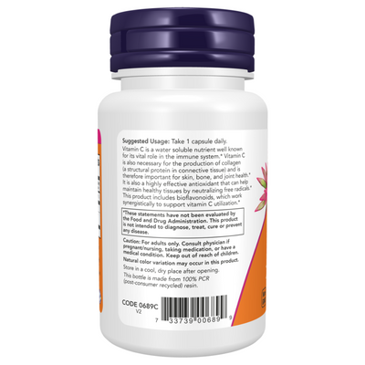 Now Foods Vitamin C-1000 100 Veg Capsules
