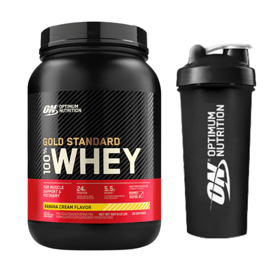 Optimum Nutrition Gold Standard 100% Whey 2lb + Free Optimum Nutrition Shaker
