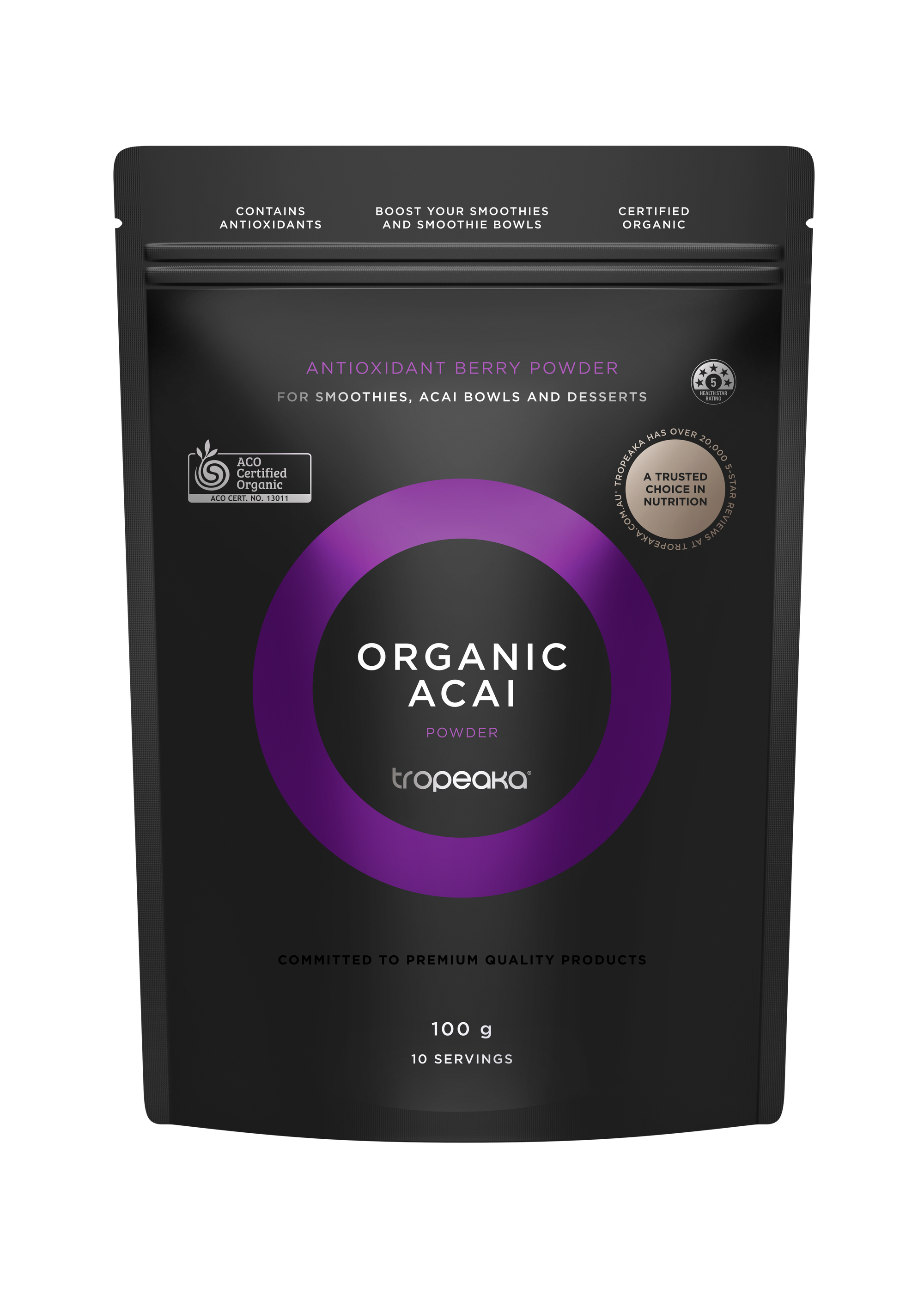 Tropeaka Acai Powder - 100g