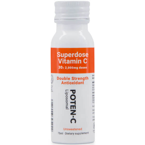 Poten-C Superdose Liposomal Vitamin C 2000mg 75ml CLEARANCE Short Dated end of 30/11/2026