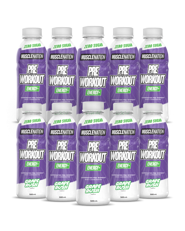 MUSCLE NATION PRE-WORKOUT RTD - Box of 12