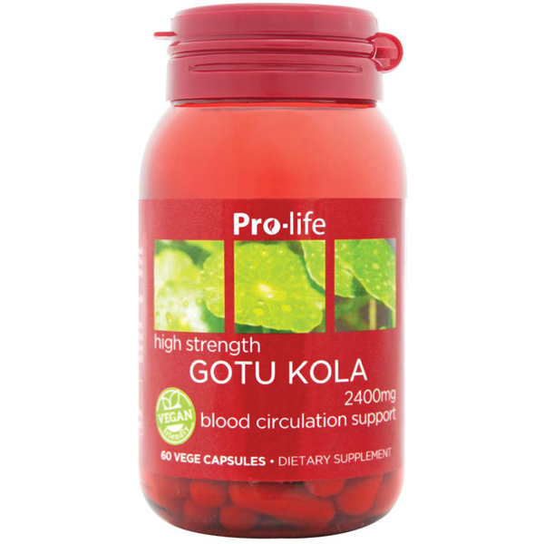 Pro-life Gotu Kola 60 Caps  CLEARANCE Short Dated end of 09/2026