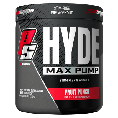 Pro Supps Hyde Max Pump 25 Serves CLEARANCE Short Dated end of 10/2024