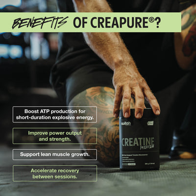 Switch Nutrition Creapure Creatine Monohydrate Premium Pure Performance Powder