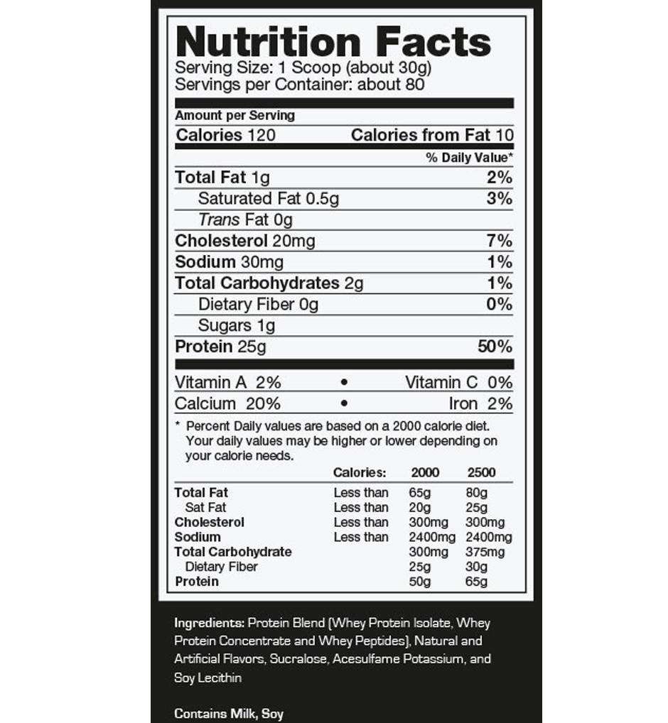 PROSTAR 100% WHEY PROTEIN