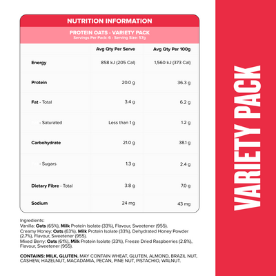 MUSCLE NATION PROTEIN QUICK OATS