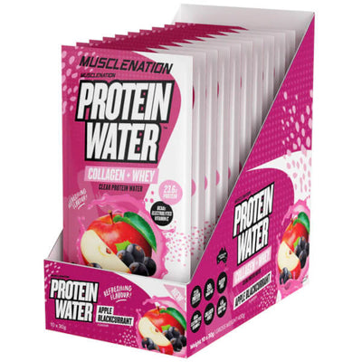 Muscle Nation Protein Water Sachets x10