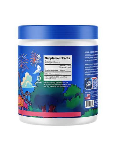Ronnie Coleman Creatine Adventure Cotton Candy Crush - Supplement Facts