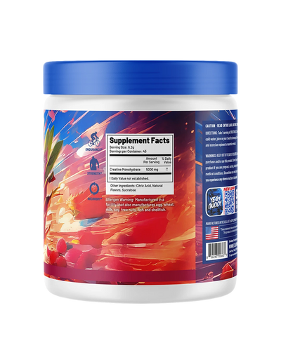 Ronnie Coleman Creatine Adventure Dragon Fruit - Supplement Facts