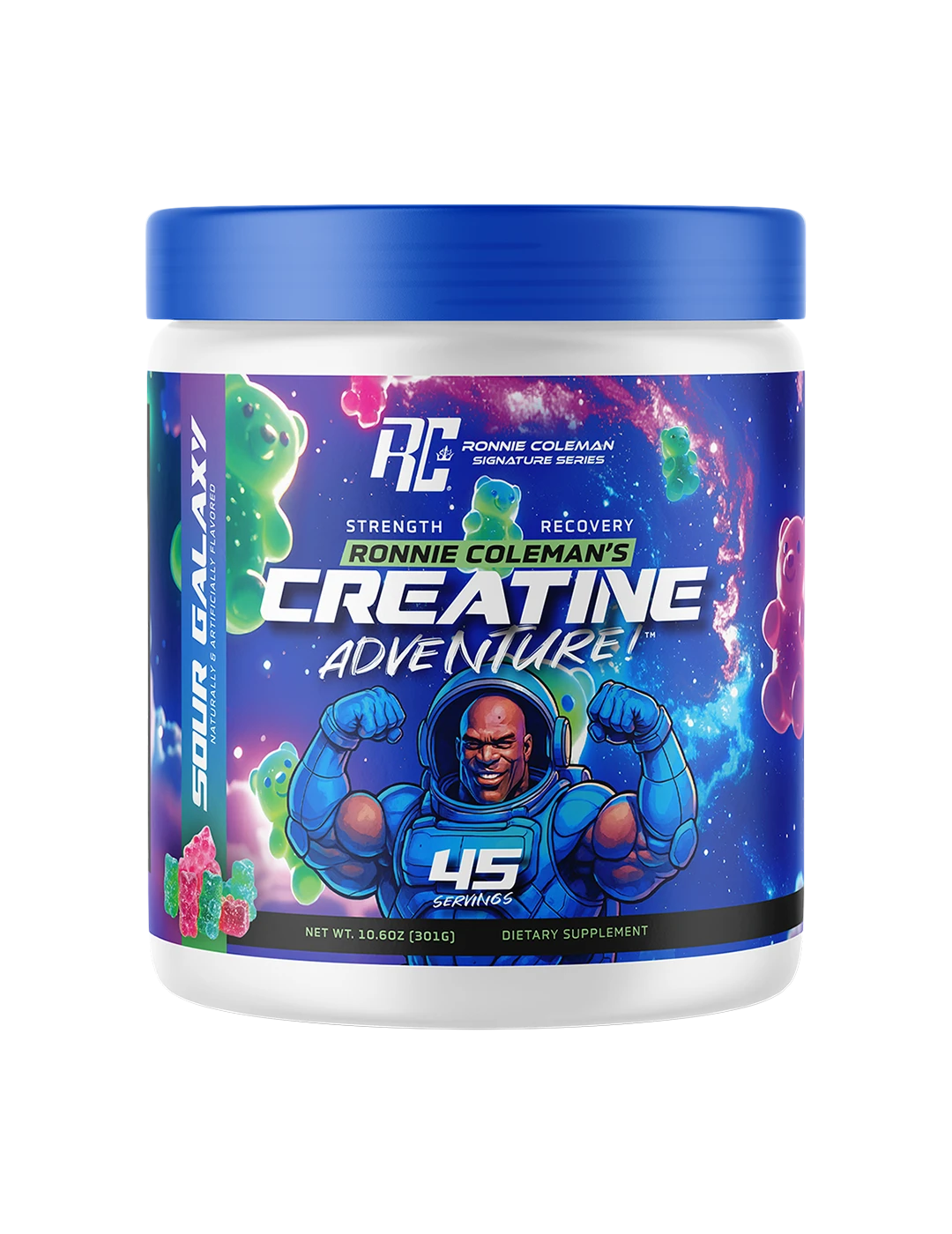 Ronnie Coleman Creatine Adventure 45 Serve - Sour Galaxy