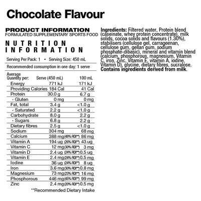 RTD Complete Protein Shake 450ml (x6)