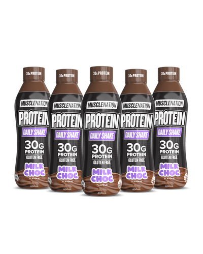 MUSCLE NATION DAILY SHAKE RTD - Protein Shake - Box of 6