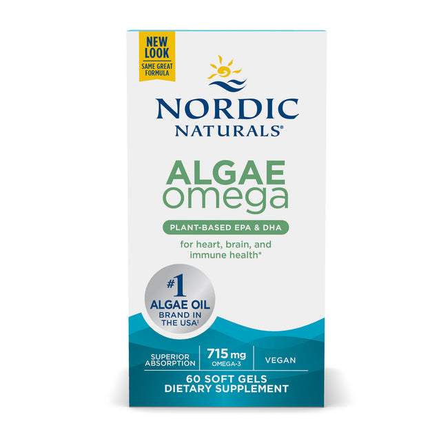 Nordic Naturals Algae Omega 60 Softgels