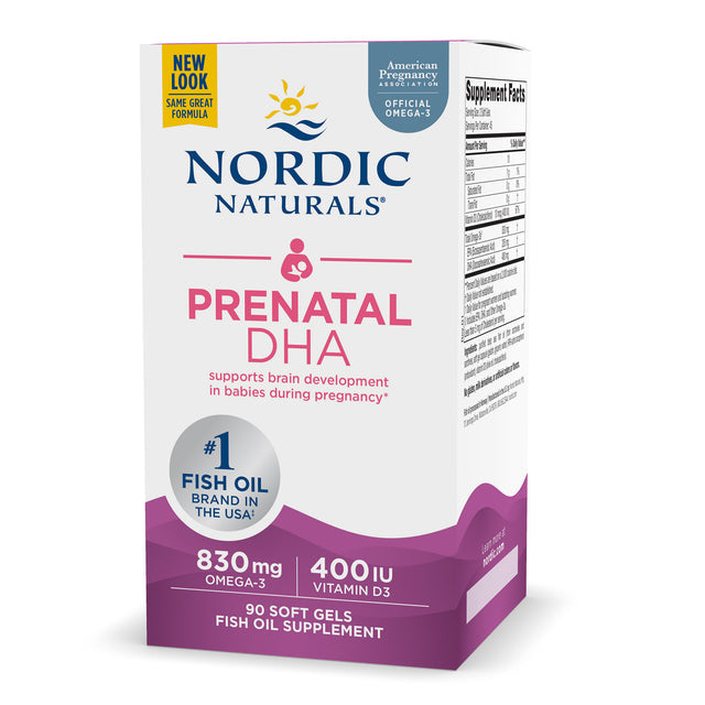 Nordic Naturals Prenatal DHA 90 Softgels