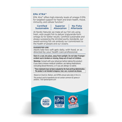 Nordic Naturals EPA Xtra 60 Softgels