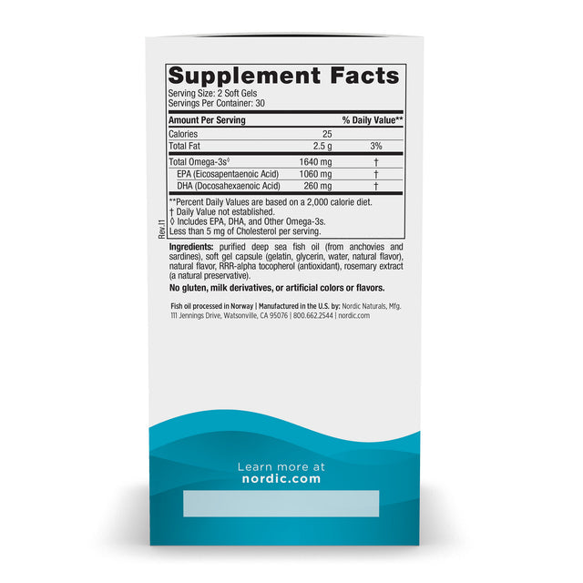 Nordic Naturals EPA Xtra 60 Softgels