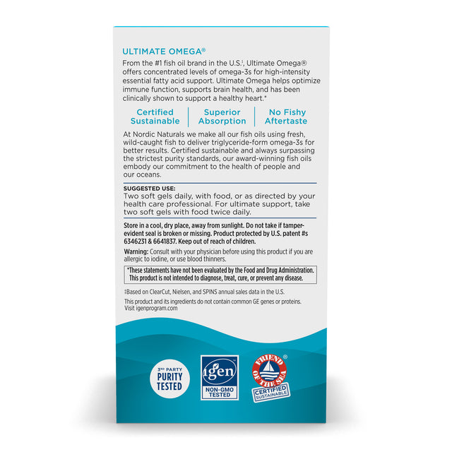 Nordic Naturals Ultimate Omega 60 Softgels