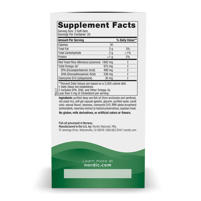 Nordic Naturals Cholesterol Support Omega Blend 60 Softgels