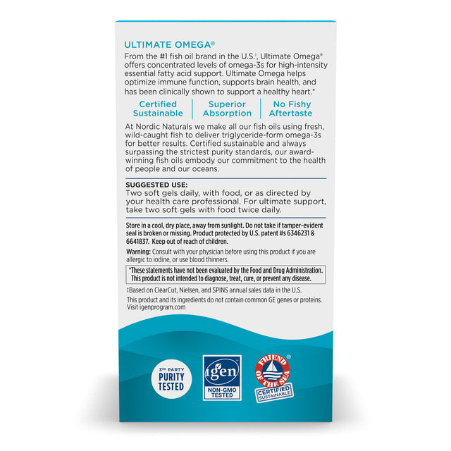 Nordic Naturals Ultimate Omega 180 Softgels