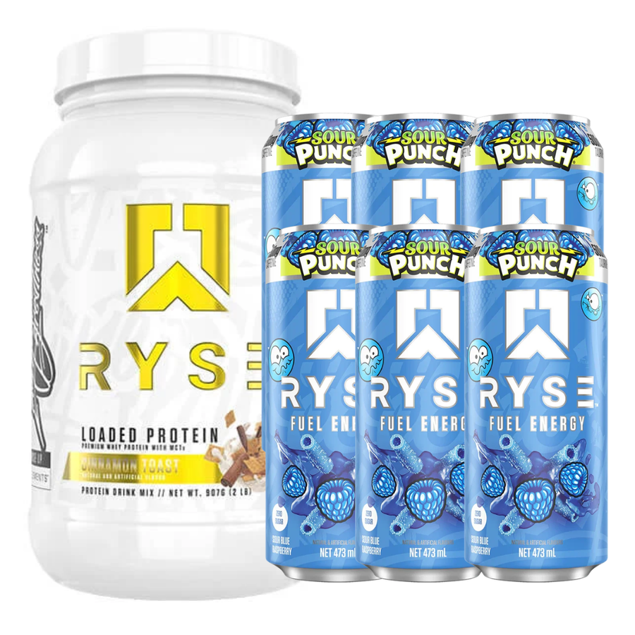 Ryse Loaded Protein 27 Serves + 6 FREE RYSE CANS