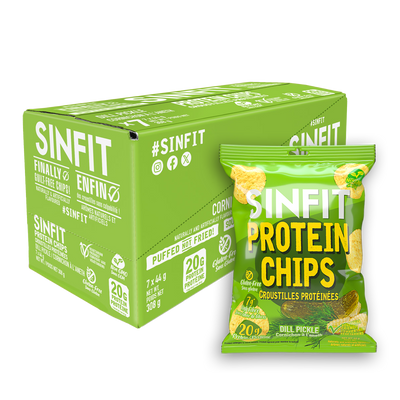 Dill Pickle Protein Chips