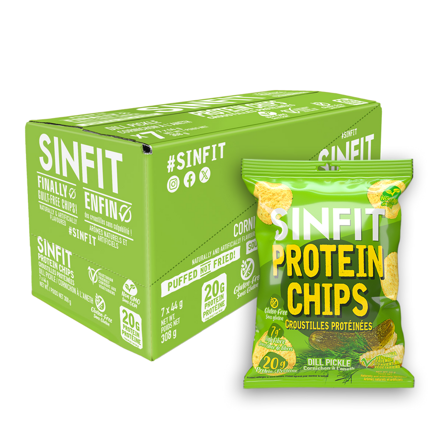 Dill Pickle Protein Chips