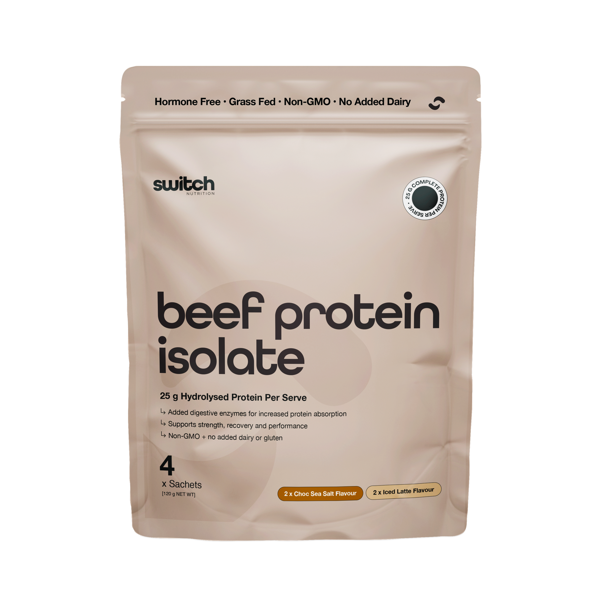 Switch Nutrition Beef Protein Isolate - 4 Serve Pouch