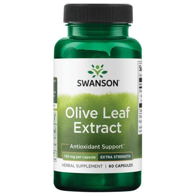 Swanson Superior Herbs Olive Leaf Extract Extra Strength 750 mg 60 Capsules