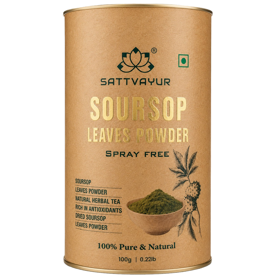 Sattvayur Soursop Leaf Powder Spray Free